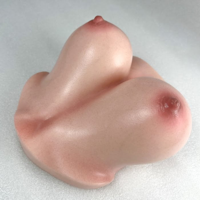 Realistic Silicone Sex Toy Breasts Masturbator – B53