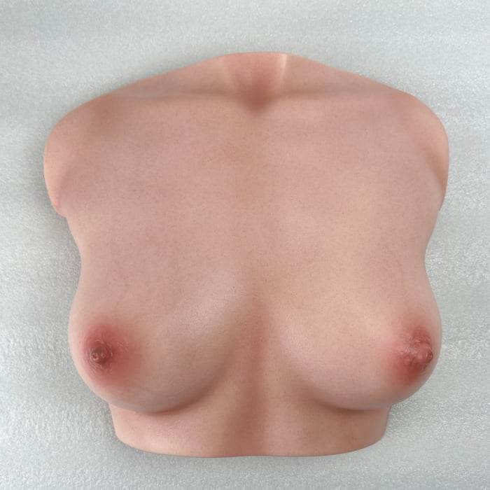 Lifelike Silicone Breasts Masturbator – B61