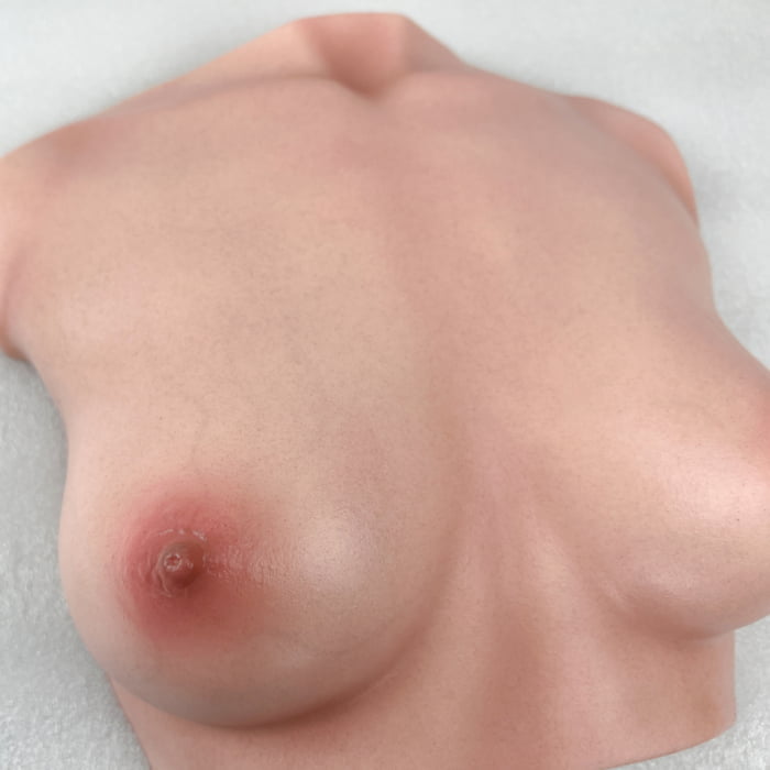 Lifelike Silicone Breasts Masturbator – B61