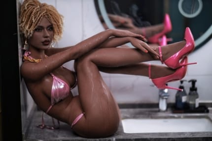 156cm Ebony Real Love Doll – Roberta