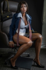 161cm Ebony Real Sex Doll - Wanda - Image 25