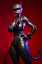 165cm Black Leopard Girl Fantasy Sex Doll – Velara2 165cm Black Leopard Girl Fantasy Sex Doll - Velara2 - Image 4