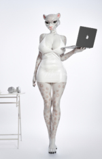 165cm Snow Leopard Girl Fantasy Sex Doll – Velara 165cm Snow Leopard Girl Fantasy Sex Doll - Velara - Image 2